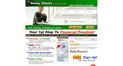 Desktop Screenshot of netpennystocks.com