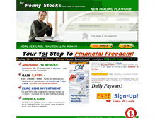 Tablet Screenshot of netpennystocks.com